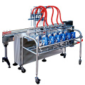 Linear Oil Bottle Processing Filling Machine Labeling Machine